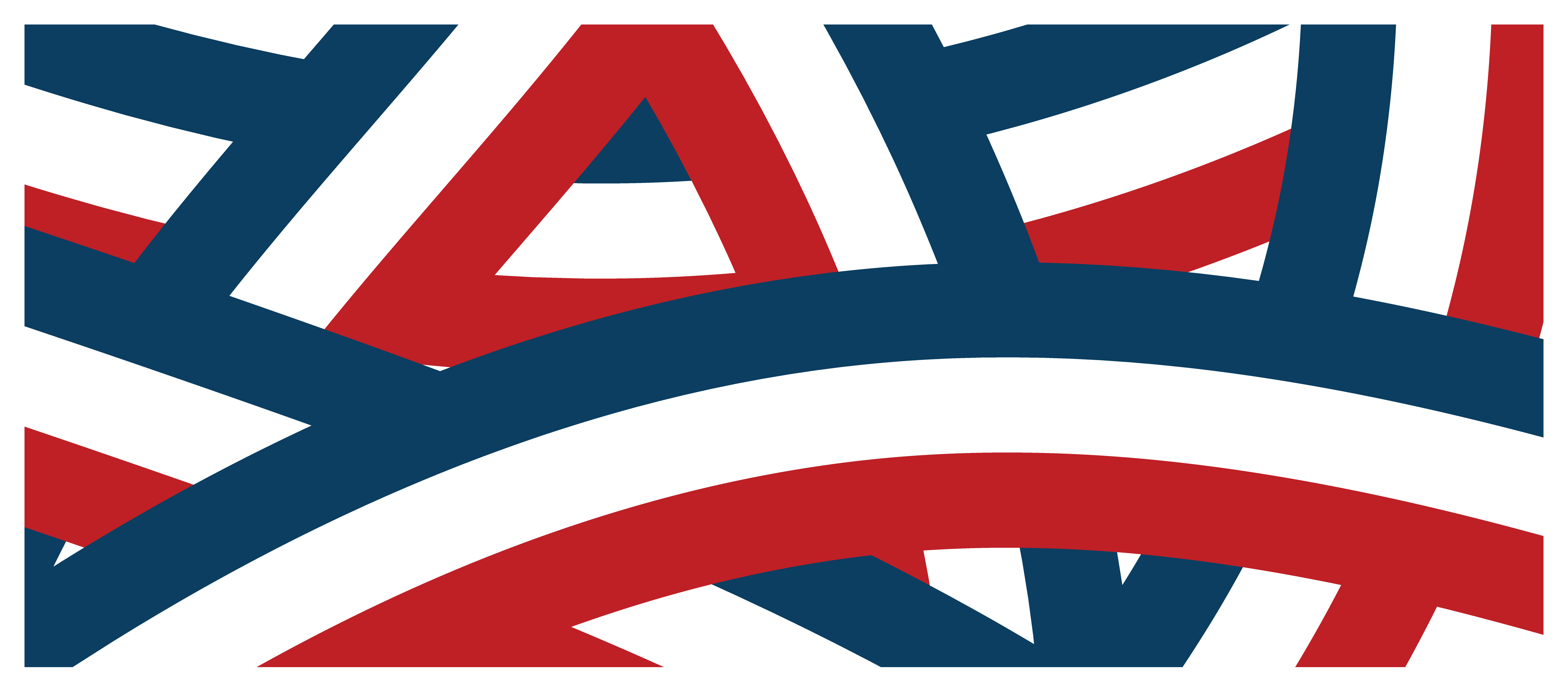 America 250 red, white, and blue waves.